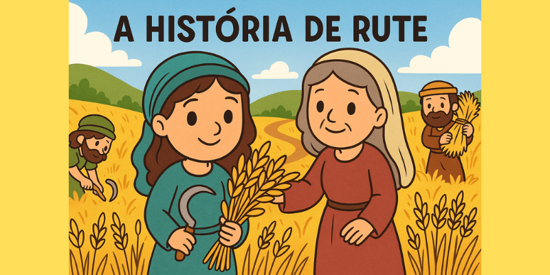História bíblica infantil A história de Rute