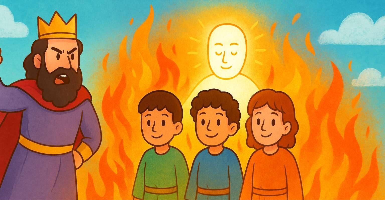 Historia de sadraque mesaque e abede infantil