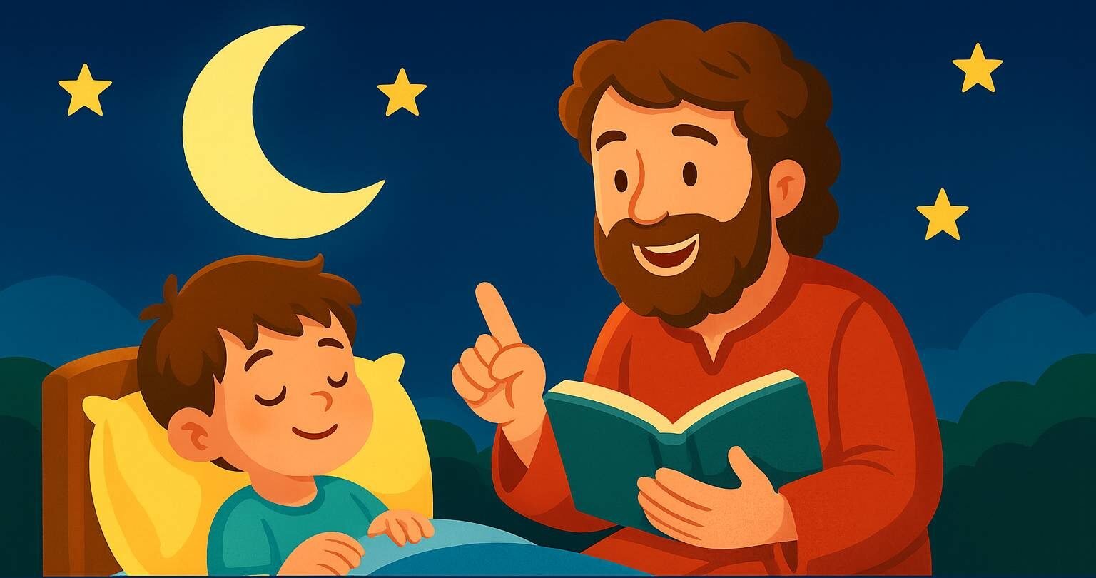 historia biblica infantil para dormir e encantar as crianças