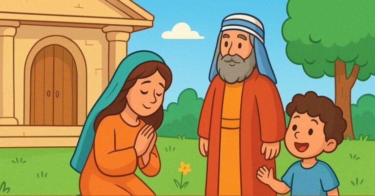historia biblica infantil ana ora por um filho