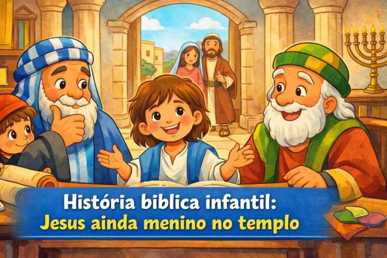 historia biblica infantil jesus ainda menino no templo