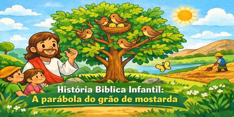 historia biblica infantil a parabola do grao de mostarda(1)